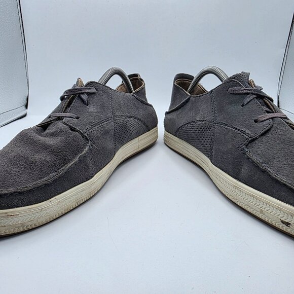 Olukai Pahono Lace Mens Size 10 Gray Shoes Casual Walking Lounge Relaxing - Picture 3 of 13
